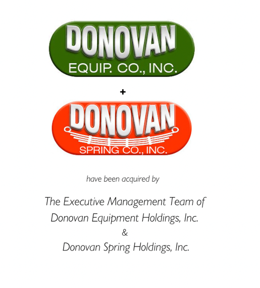 Donovan Equipment